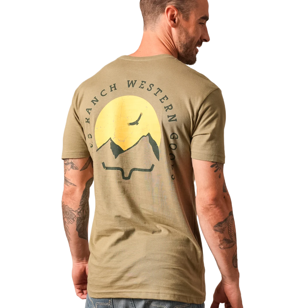 Kimes Ranch Men's Flying High Light Olive T-Shirt MSH0000174-GN003