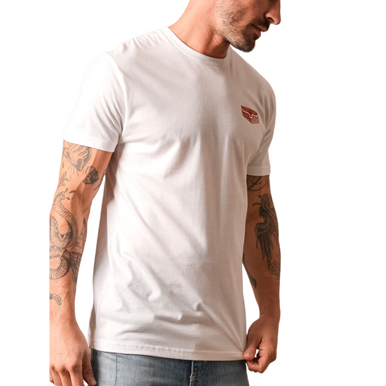 Kimes Ranch Men's Spangled Classic Graphic White T-Shirt MSH0000173-WE001