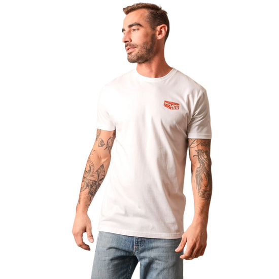 Kimes Ranch Men's Spangled Classic Graphic White T-Shirt MSH0000173-WE001