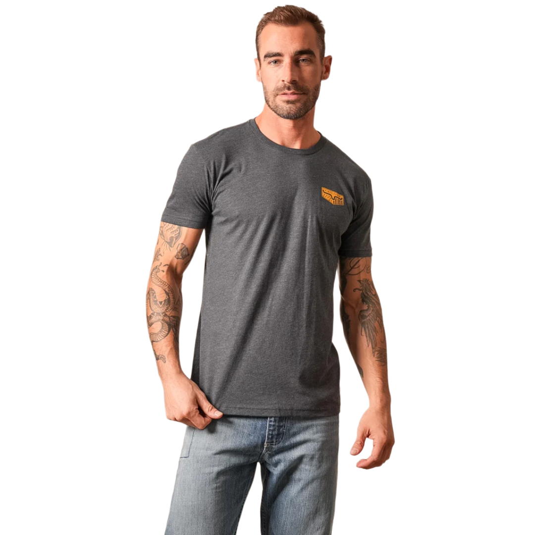 Kimes Ranch Men's Spangled Dark Charcoal Grey T-Shirt MSH0000173-BK004