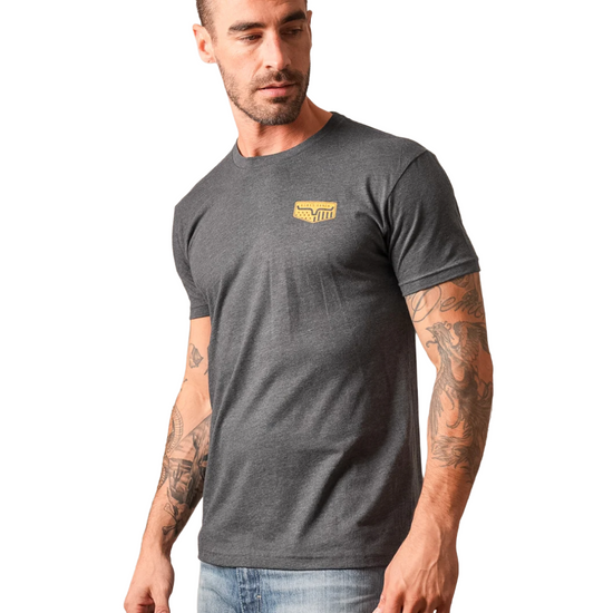 Kimes Ranch Men's Spangled Dark Charcoal Grey T-Shirt MSH0000173-BK004