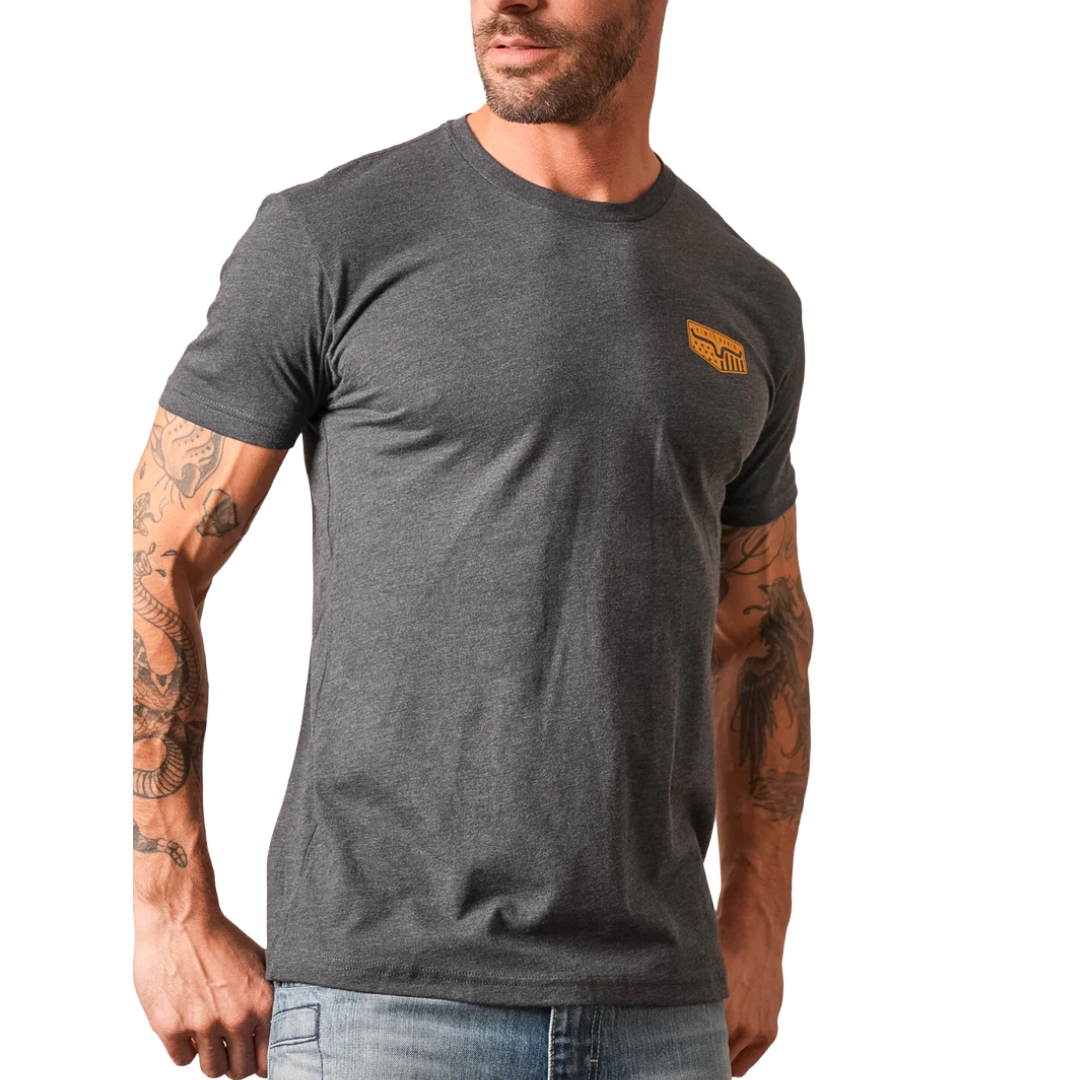 Kimes Ranch Men's Spangled Dark Charcoal Grey T-Shirt MSH0000173-BK004