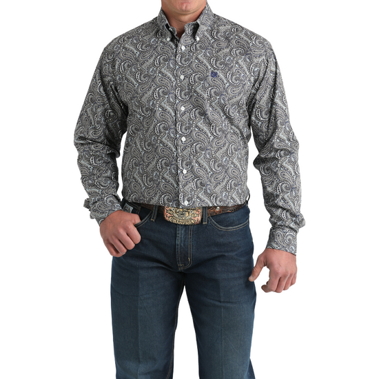 Cinch Men's Multi Paisley Print Button Down Shirt MTW1106001
