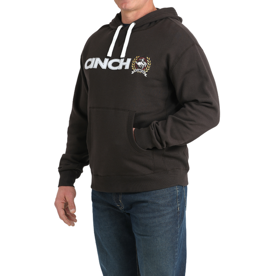 Cinch Men's Brown Logo Pullover Hoodie MWK1185025