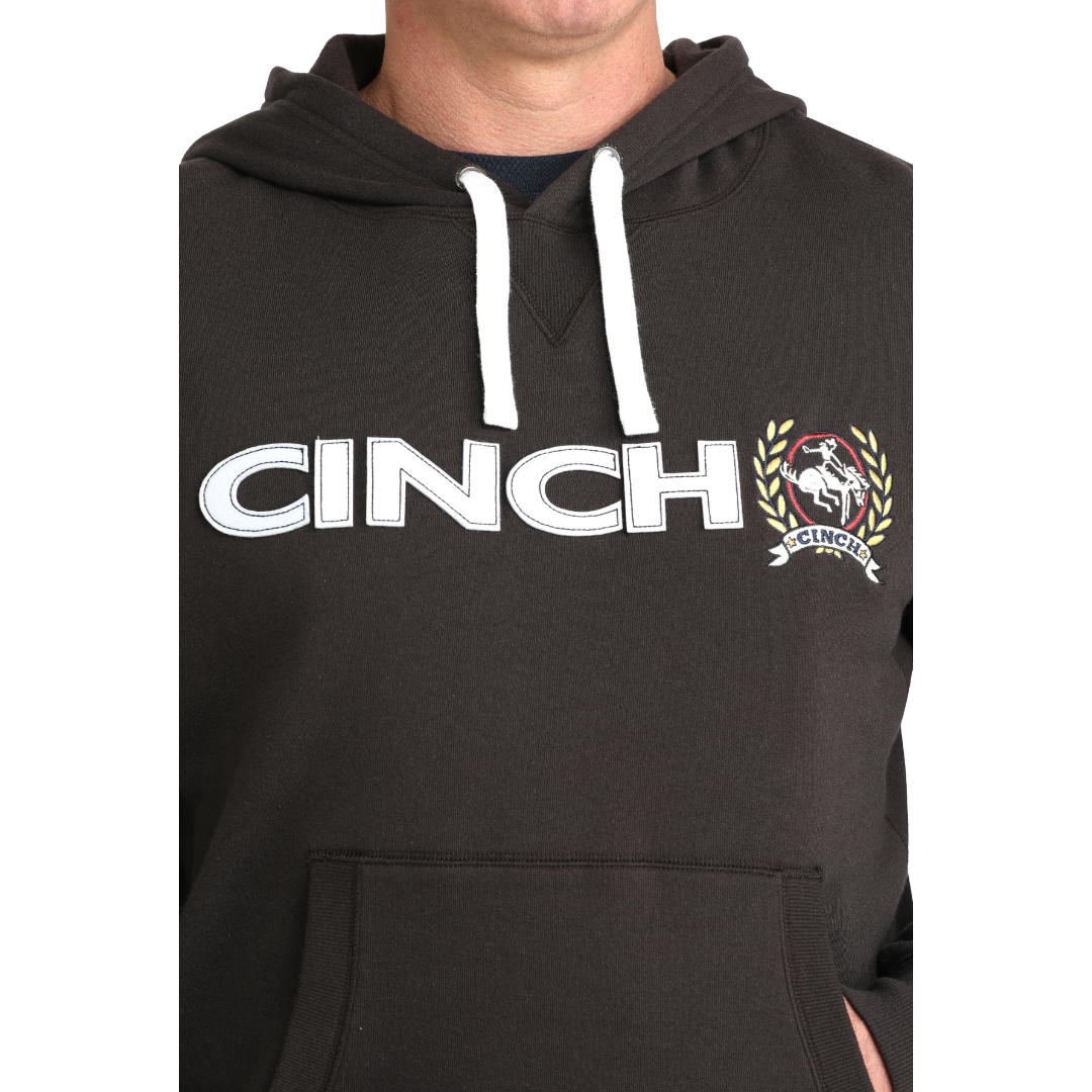 Cinch Men's Brown Logo Pullover Hoodie MWK1185025