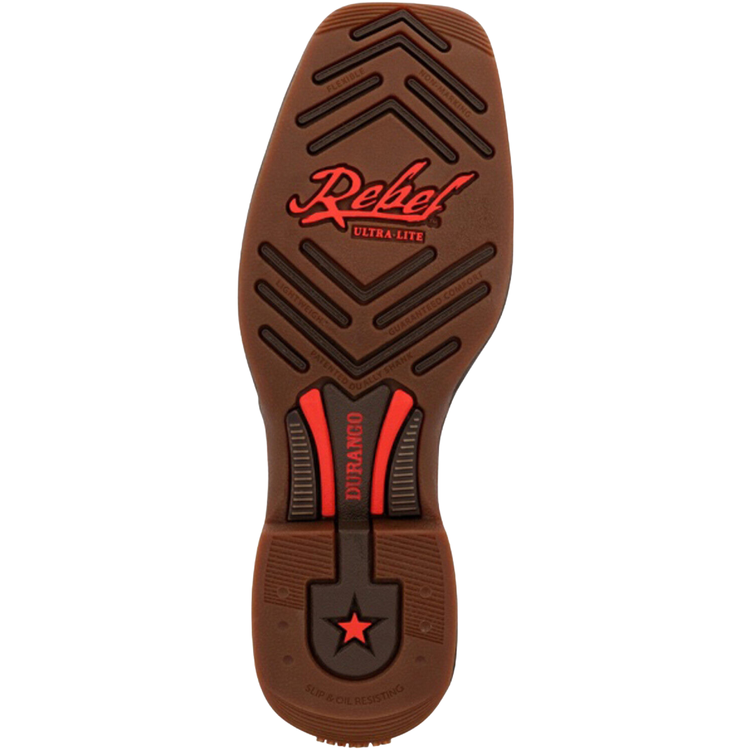 Durango Ladies Rebel Ultra-Lite Performance Brown Western Boot DRD0502