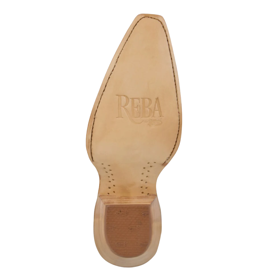 Justin Ladies Rumor Vintage Ivory Tall Western Boot RML477