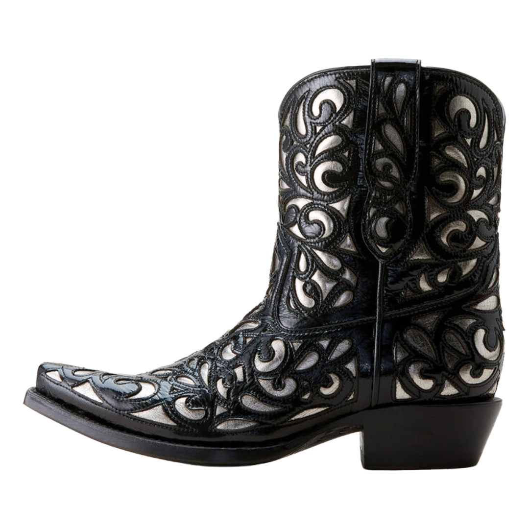 Ariat Ladies Valentina Black Jasper 8" X Toe Western Boot 10053805