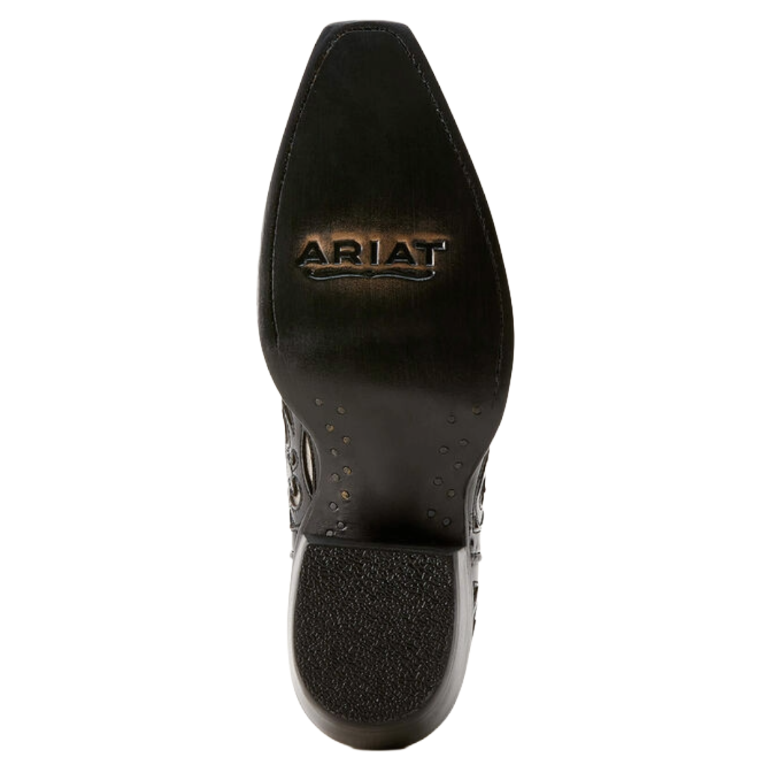 Ariat Ladies Valentina Black Jasper 8" X Toe Western Boot 10053805