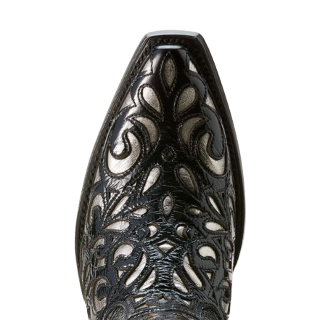Ariat Ladies Valentina Black Jasper 8" X Toe Western Boot 10053805