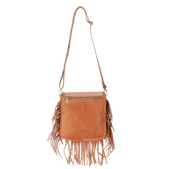 Loyal West Ladies Luciana Embossed Leather Crossbody Bag LW-SS25-009-CB