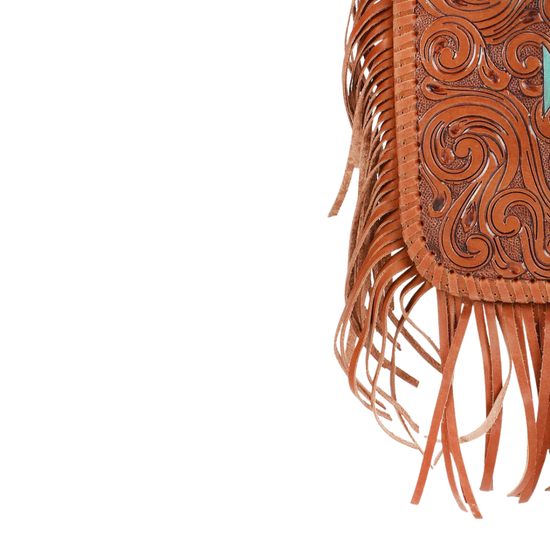 Loyal West Ladies Luciana Embossed Leather Crossbody Bag LW-SS25-009-CB