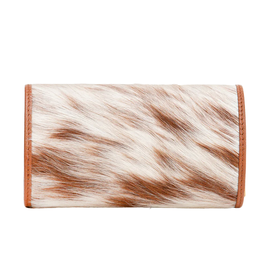 Loyal West Ladies Canyon Brown & White Hair-on Jewelry Case LW-SS25-091-JO