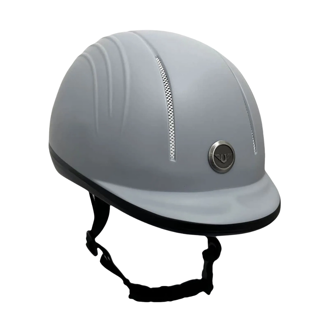 TuffRider Starter Basic Glacier Gray Horse Riding Helmet 2305-242