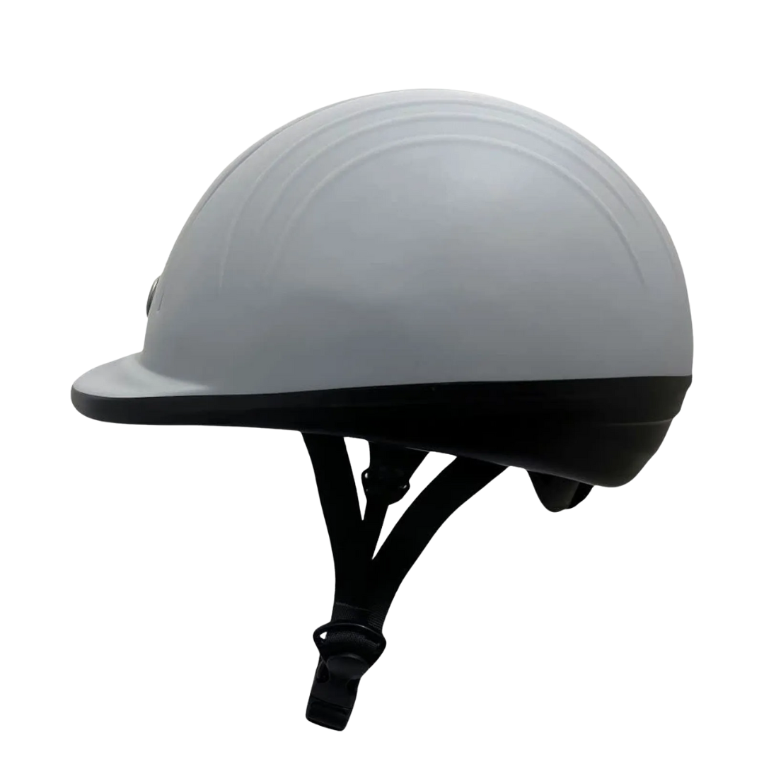 TuffRider Starter Basic Glacier Gray Horse Riding Helmet 2305-242
