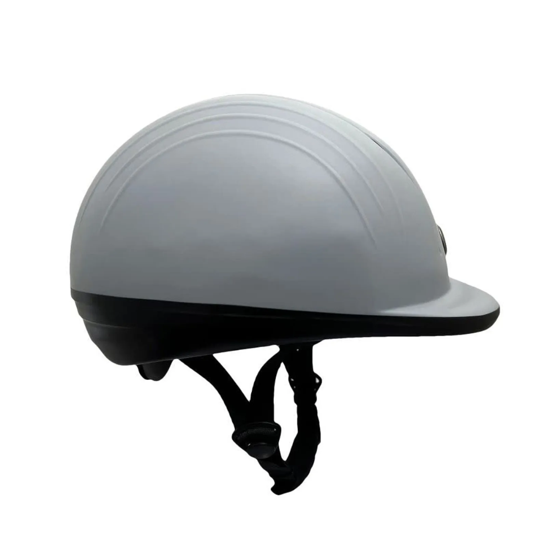 TuffRider Starter Basic Glacier Gray Horse Riding Helmet 2305-242