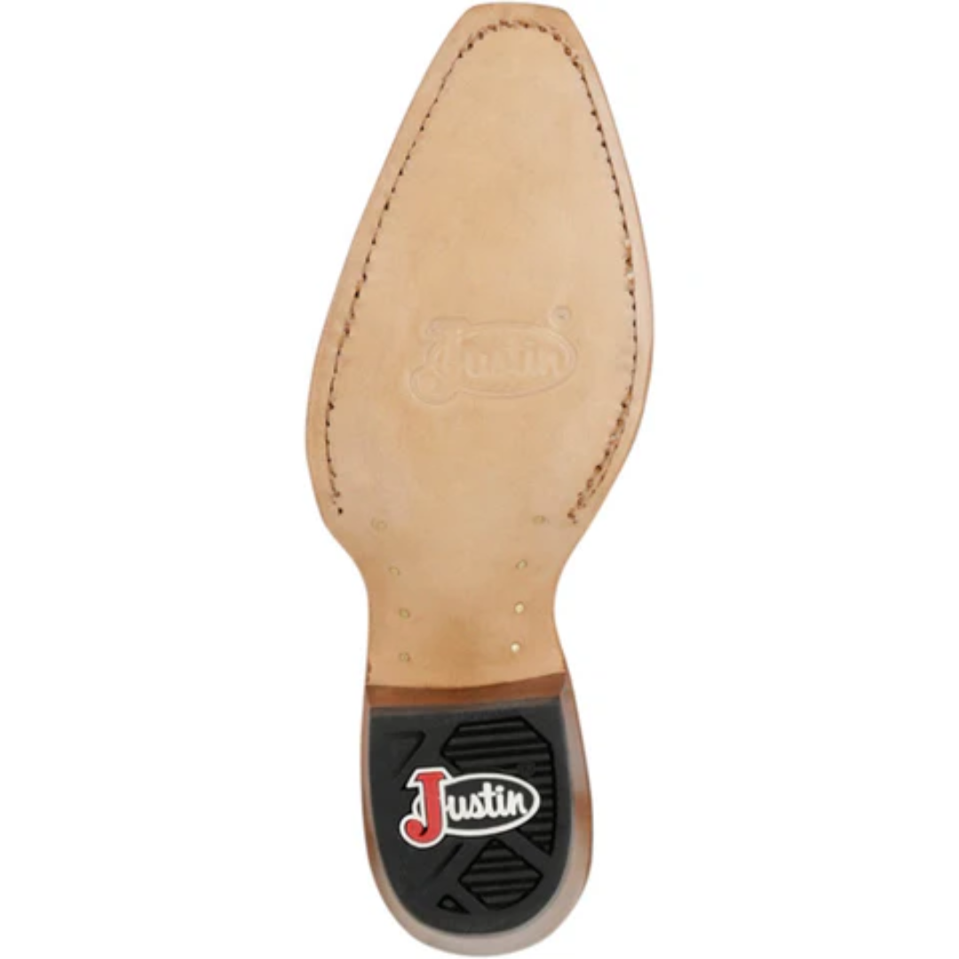 Justin Ladies May Antique Cowhide Tan Tall Western Boots VN4456