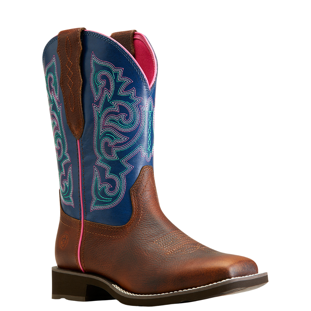 Ariat Ladies Delilah StretchFit Dark Cottage Western Boots 10046855