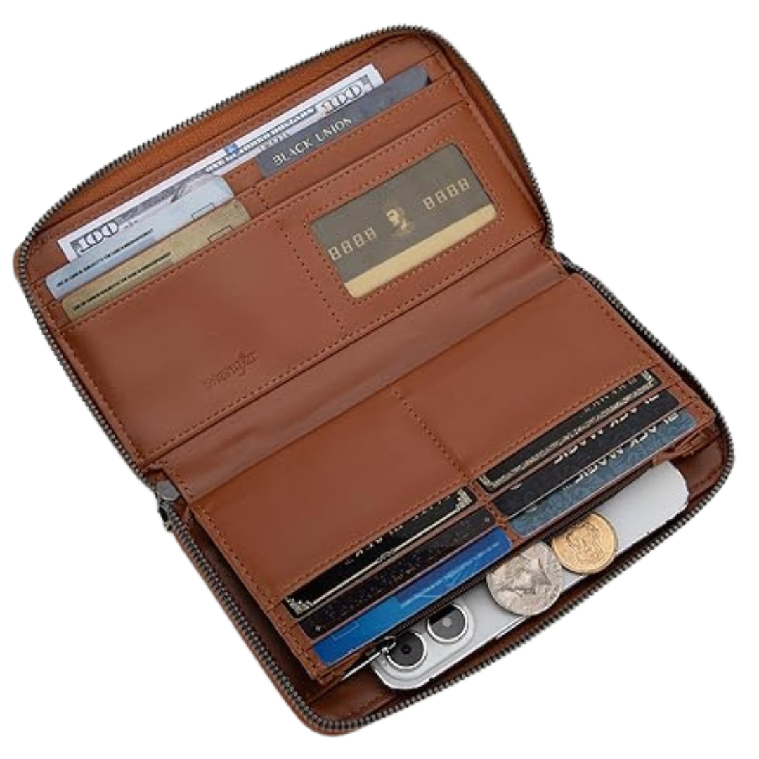 Wrangler Army Green Logo Wristlet Wallet WG142-W006ARMY