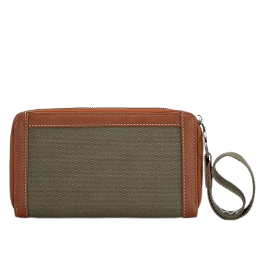 Wrangler Army Green Logo Wristlet Wallet WG142-W006ARMY