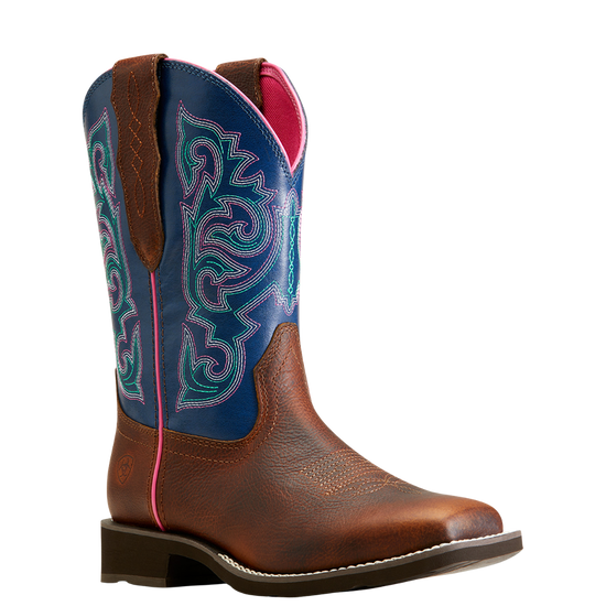 Ariat Ladies Delilah StretchFit Dark Cottage Western Boots 10046855
