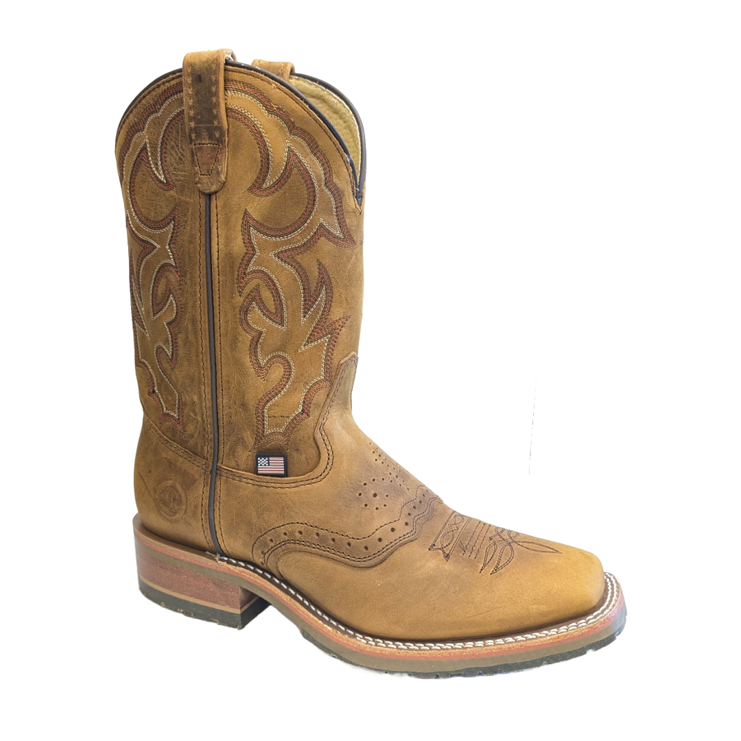 Double-H Men's Domestic Square Toe ICE Roper DH3560