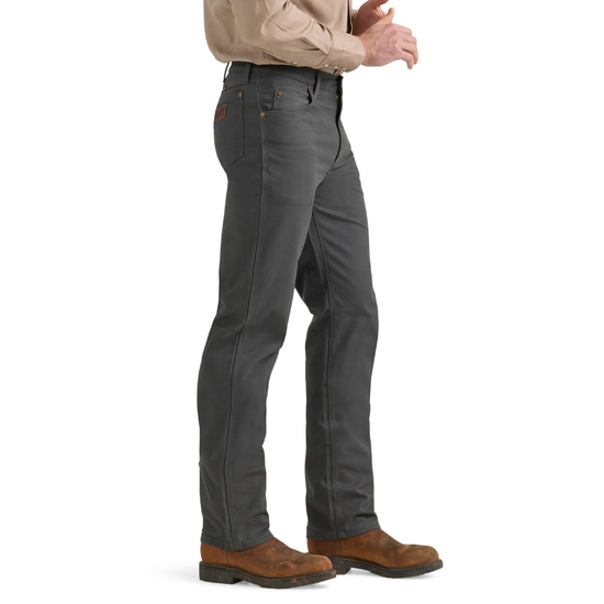 Wrangler Men's Tough Comfort Regular Fit Stretch Canvas Pants