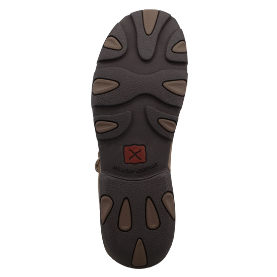 Twisted X Men's Work Chukka Taupe & Black Driving Moc MDMNT07