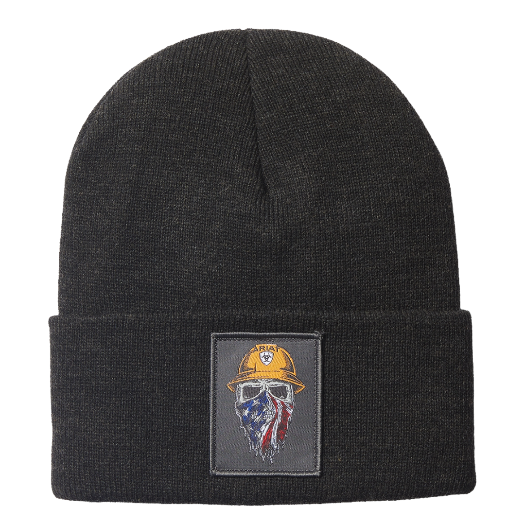 Ariat Men's Born For This Rebar Merengo Grey Beanie 10046845