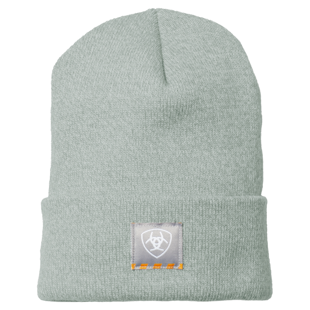 Ariat Ladies Rebar Mist Green Knitted Work Beanie 10042992