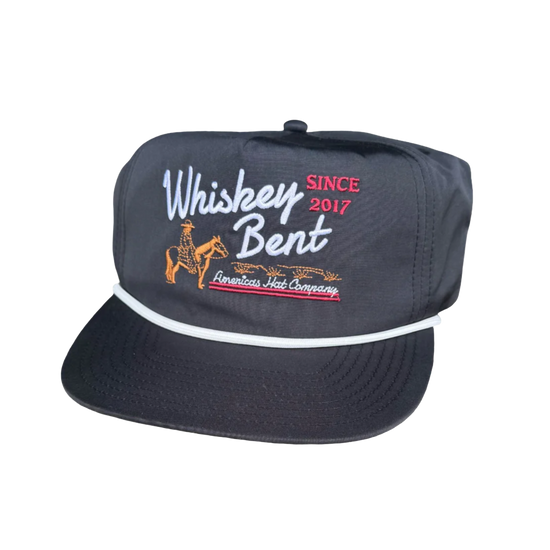 Whiskey Bent All American Black Low Ball Cap MERICBLK
