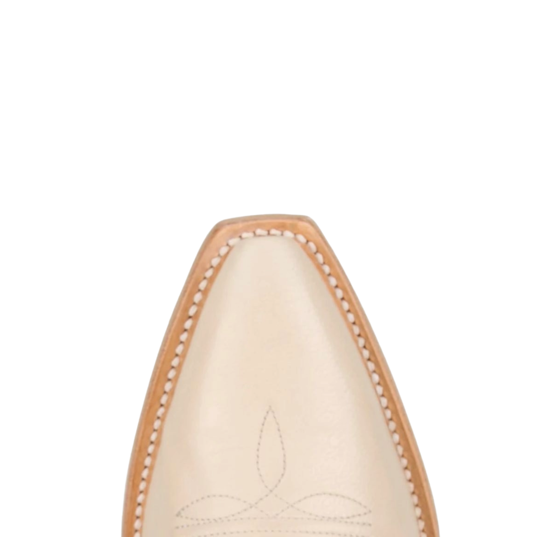 Tony Lama Ladies Val Cream Goat Leather Western Boot DR3831