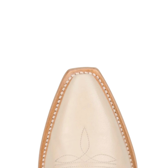 Tony Lama Ladies Val Cream Goat Leather Western Boot DR3831