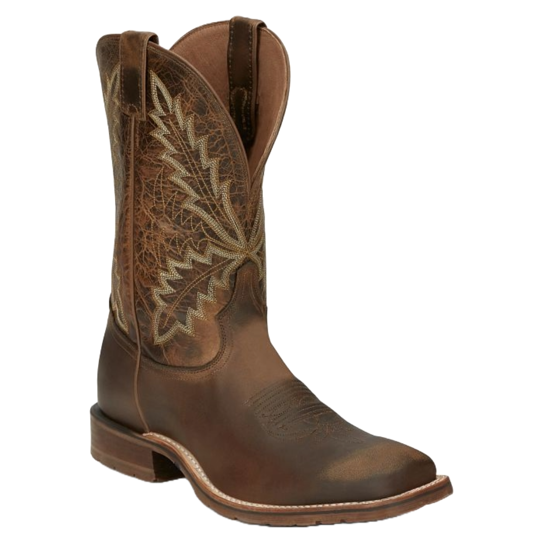 Tony Lama Men's Tan Retan Square Toe Boots XT5104 Tony Lama Men's Tan Retan Square Toe Boots XT5104