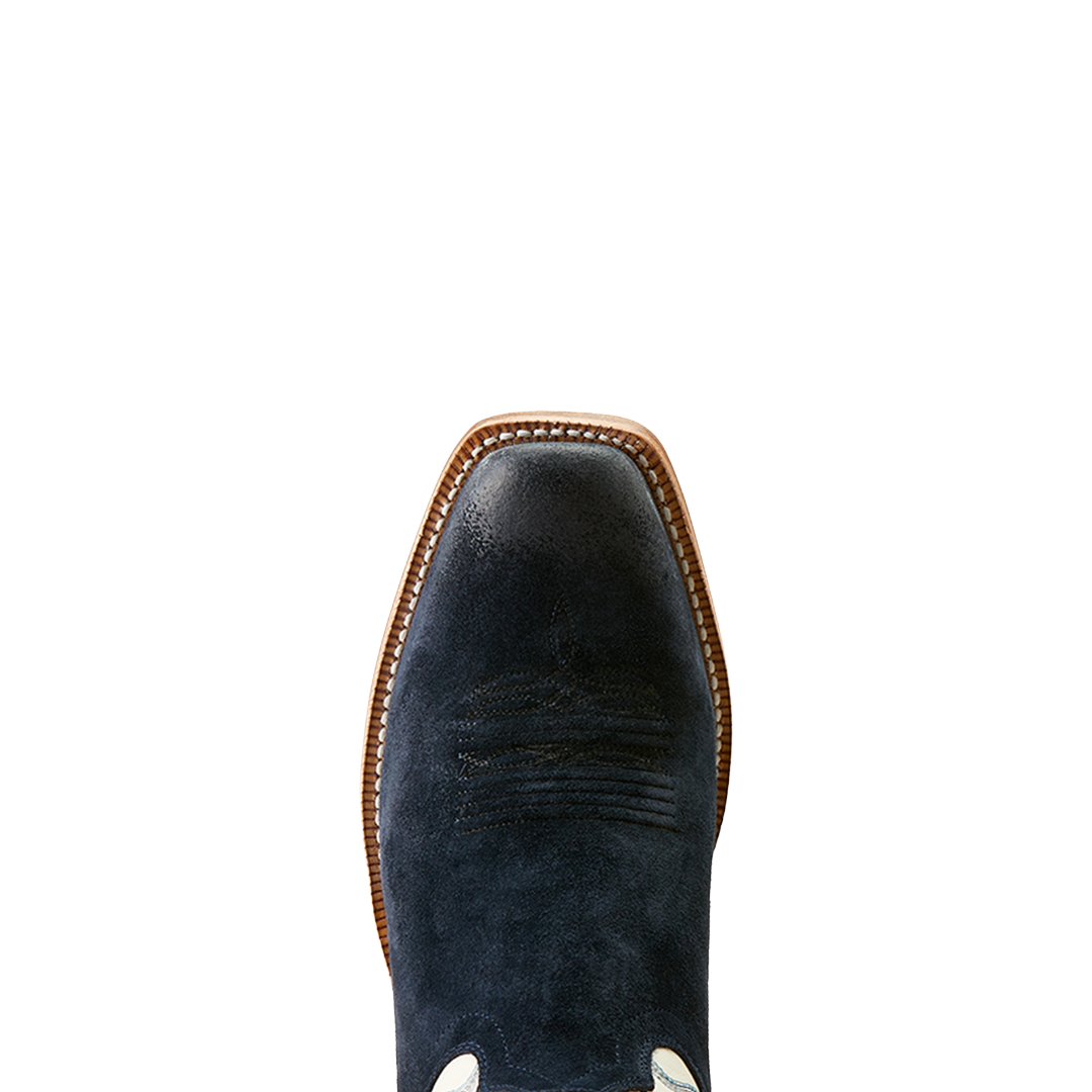 Ariat Men's Futurity Time Polo Blue Roughout Western Boots 10047718