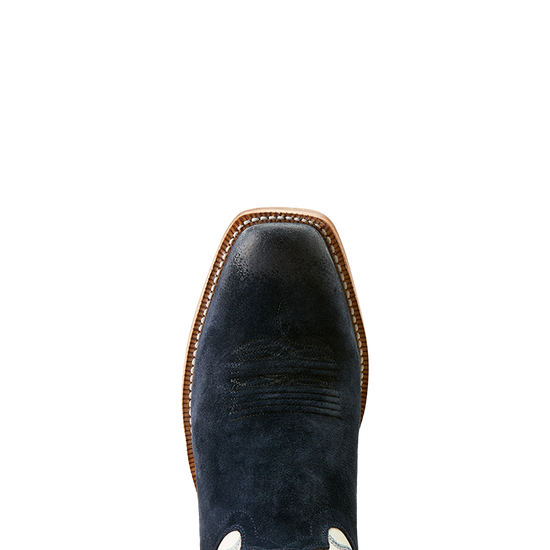 Ariat Men's Futurity Time Polo Blue Roughout Western Boots 10047718