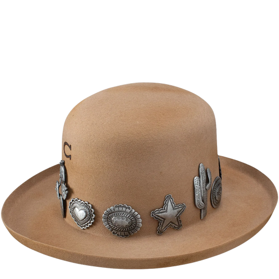Charlie 1 Horse Ladies Big Iron Sand Felt Hat CWBGIR-193079