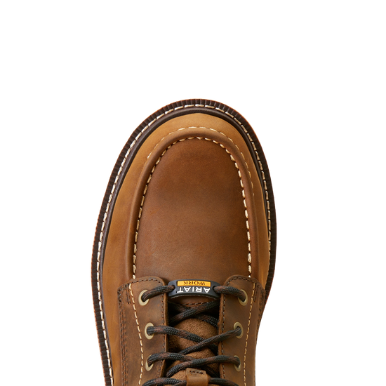 Ariat Men's  Rebar Lift 6" Waterproof Distressed Brown Work Boots 10046877