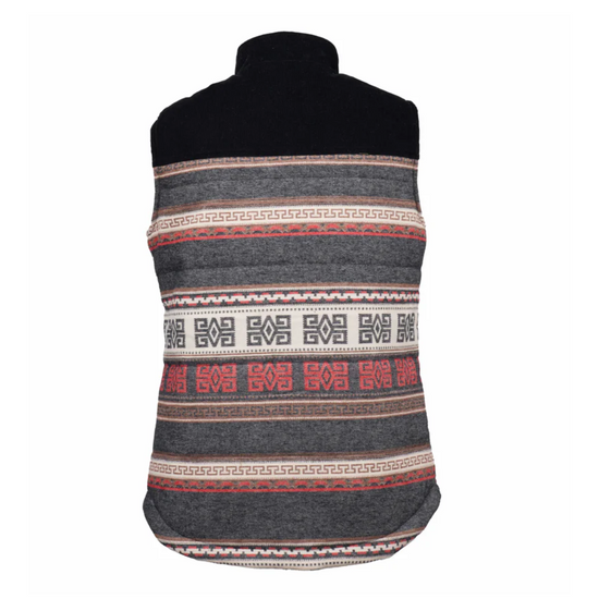 Outback Trading Co. Ladies Rory Western Aztec Red Vest 29899-RED