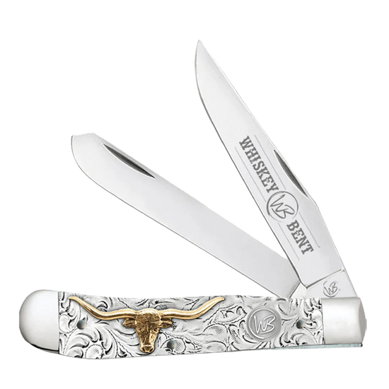 Whiskey Bent Toro Locking Trapper Pocket Knife WB18-22