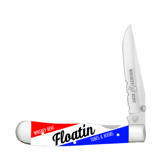 Whiskey Bent Floatin' Locking Trapper Pocket Knife WB18-42