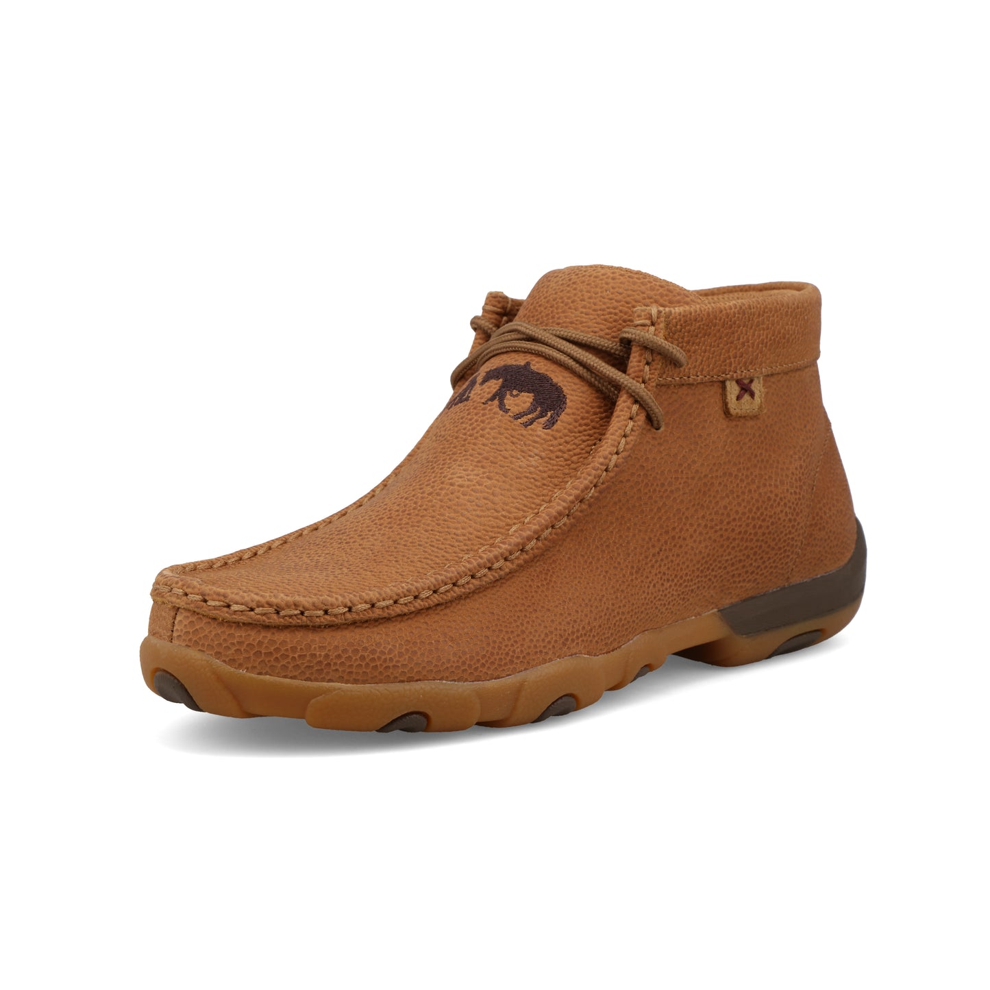 Twisted X Ladies Chukka Honey Tan Driving Moc Casual Shoe WDM0169