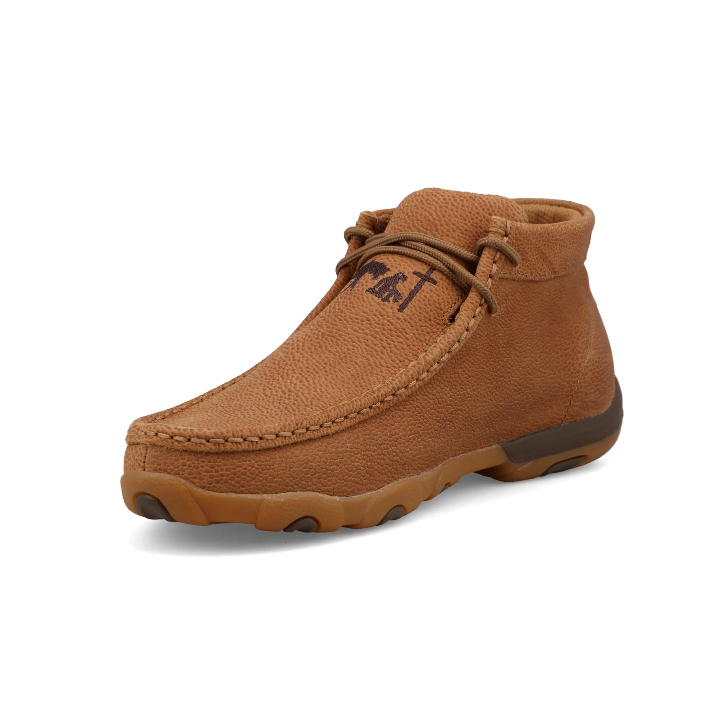 Twisted X Ladies Chukka Honey Tan Driving Moc Casual Shoe WDM0169