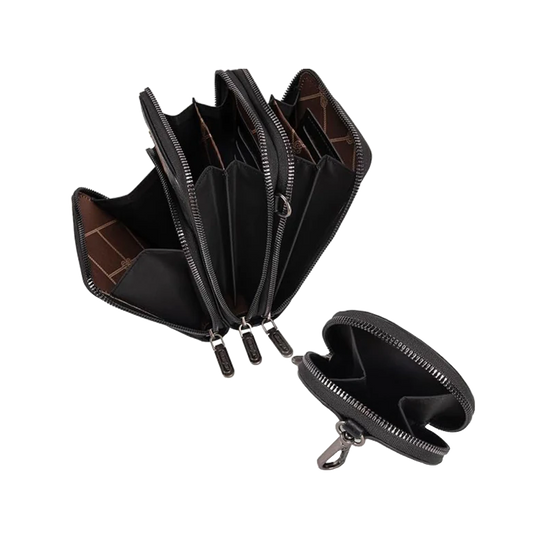 Wrangler Ladies Black Cellphone With Coin Pouch Crossbody Wallet WG117-207BK