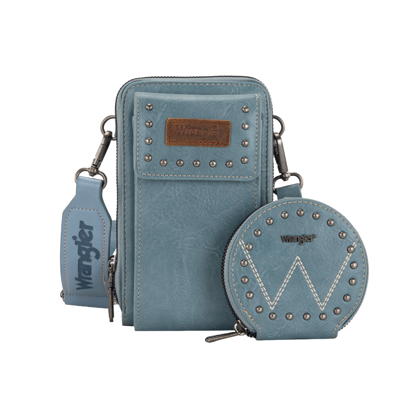 Wrangler Ladies Jean Blue Cellphone Crossbody Wallet WG117-207JN