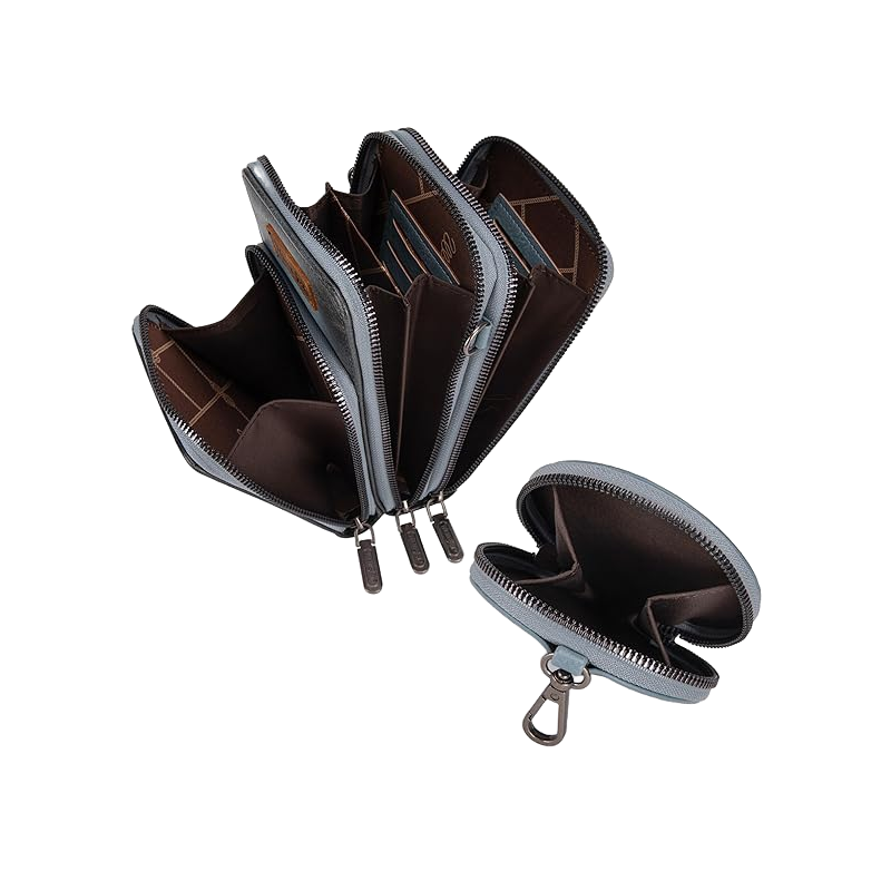 Wrangler Ladies Light Blue Cellphone Crossbody Wallet WG117-207LBL