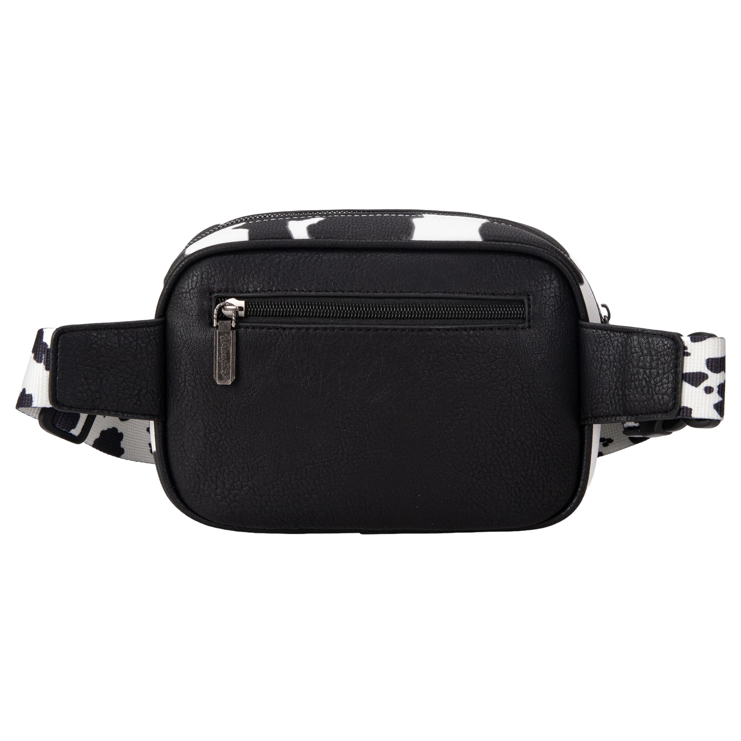 Wrangler Ladies Black Cow Print Belt Bag WG133-194BK