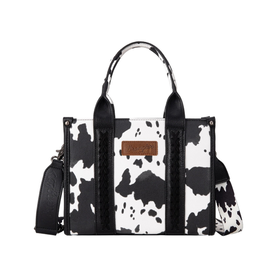 Wrangler Ladies Cow Print Concealed Carry Tote Bag WG133-8120SBK