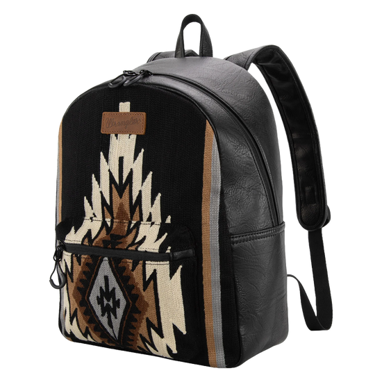 Wrangler Ladies Southwestern Knitted Black Backpack WG174-9115BK