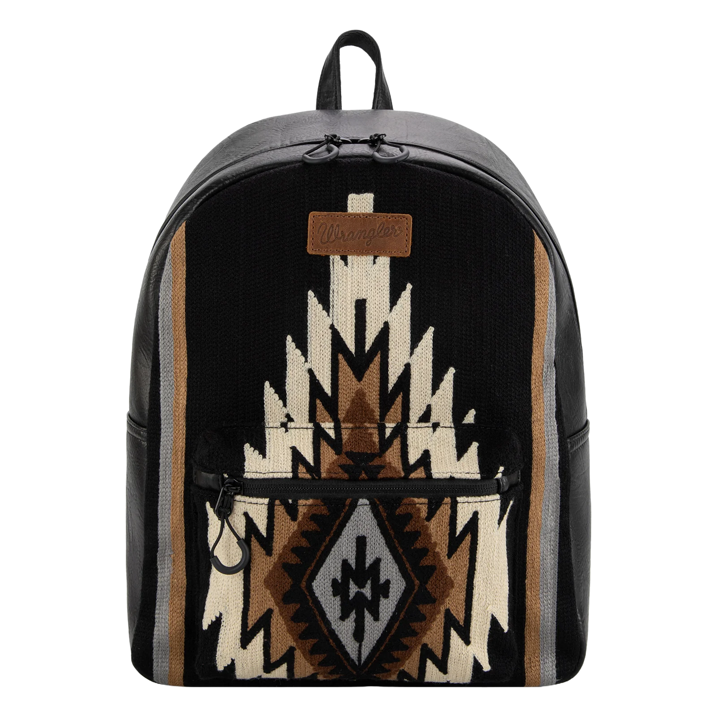 Wrangler Ladies Southwestern Knitted Black Backpack WG174-9115BK